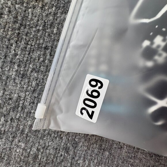 Kaari Blue Dress Womens XS Black White Geometric Button Accents Tribal Preppy - Picture 15 of 15